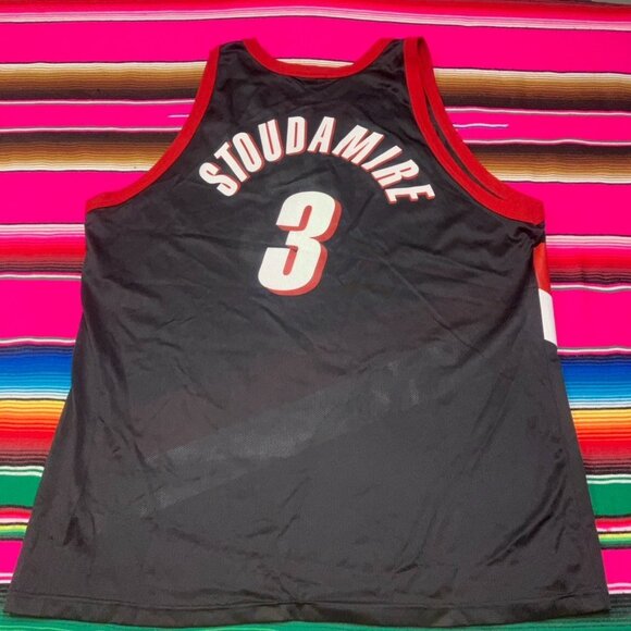 Vintage Champion Portland Trail Blazers Damon Stoudamire Jersey Men's 52 2XL NBA - Picture 4 of 7